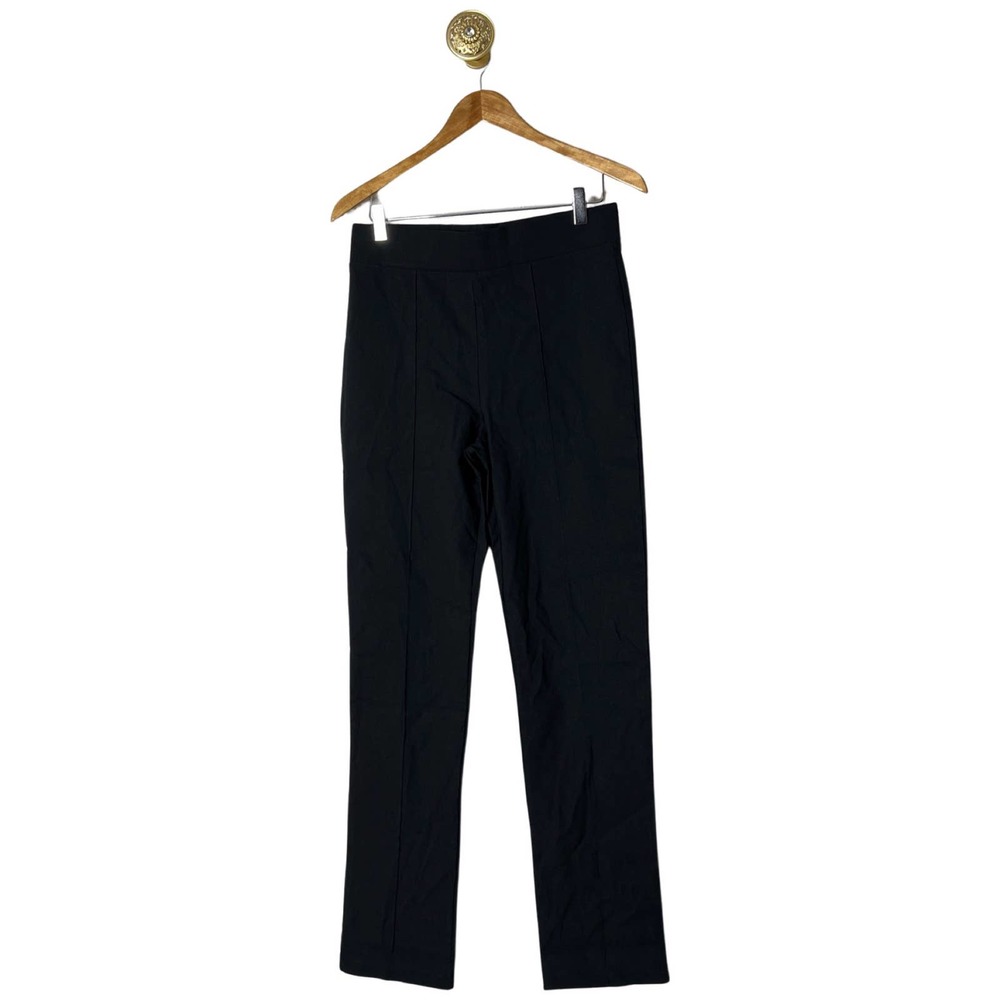 LOGO Lori Goldstein AnyWEAR Stretch Ankle Pants Black Tall S